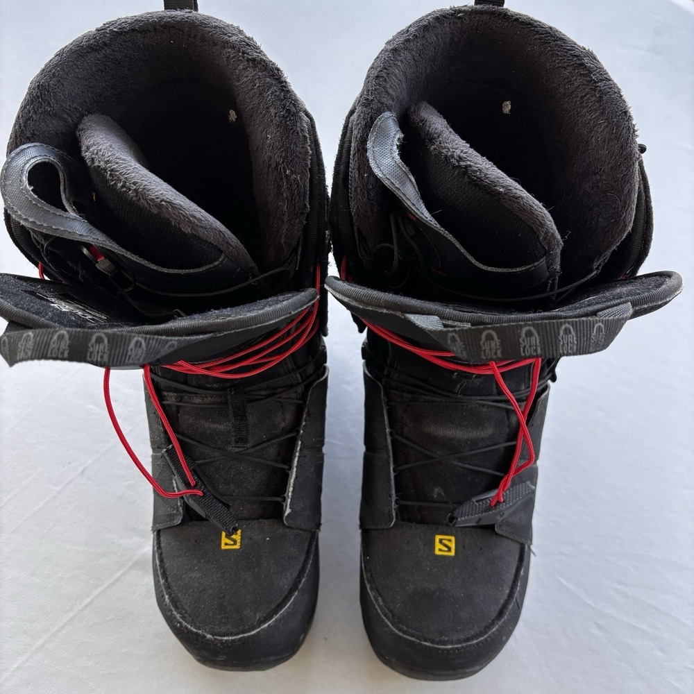Salomon Launch Snowboard Boots Mens 9 Surelock Heat Moldable‎ - Picture 3 of 16